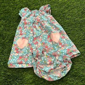 Carters Dress with matching Diaper Cover